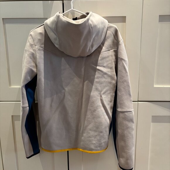 EUC Nike Tech Fleece Full-Zip Hoodie 'Cream Court Blue' - Picture 3 of 6